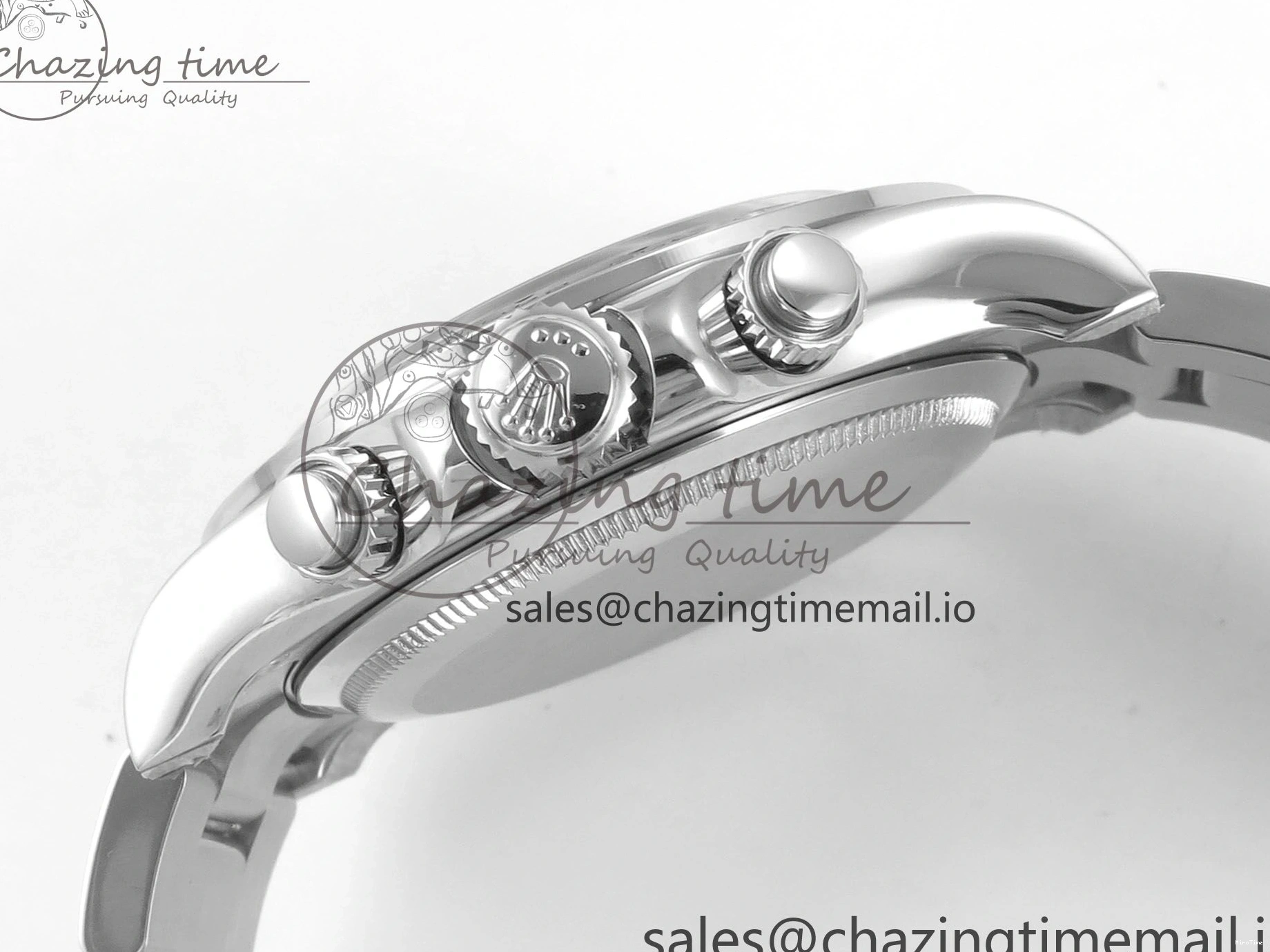 MiroTime 0327 Tailored Daytona 126509 Clean 1:1 Best Edition Black SS Dial on SS Bracelet Super Clone DD 255